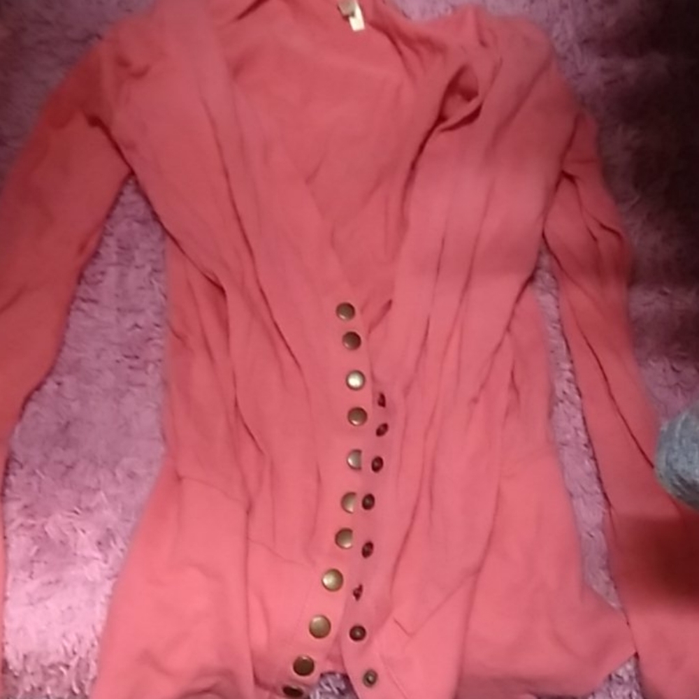 Pink cardigan